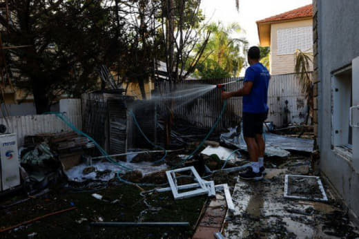 From the destruction in the Gaza Strip