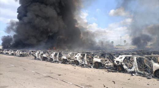 Ashkelon is burning...