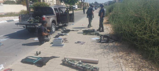 The occupation army found a military vehicle belonging to the resistance in the Gaza Strip, from which the members withd