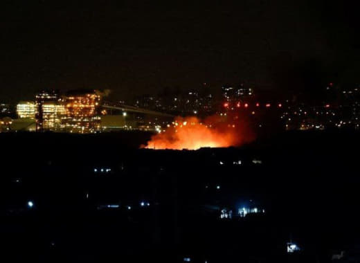 Rockets landed directly in the middle of occupied Palestine