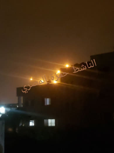 East Rafah, lighting bombs