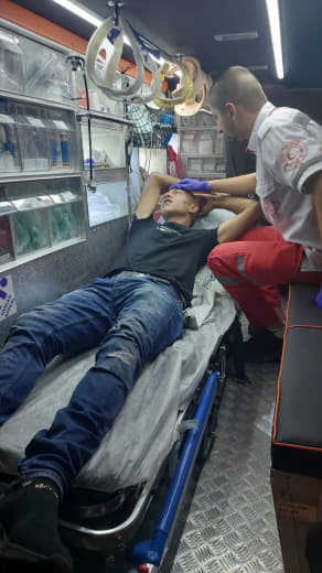 The occupation forces beat up a member of the Fatah movement, Firas Al-Atrash, in occupied Jerusalem