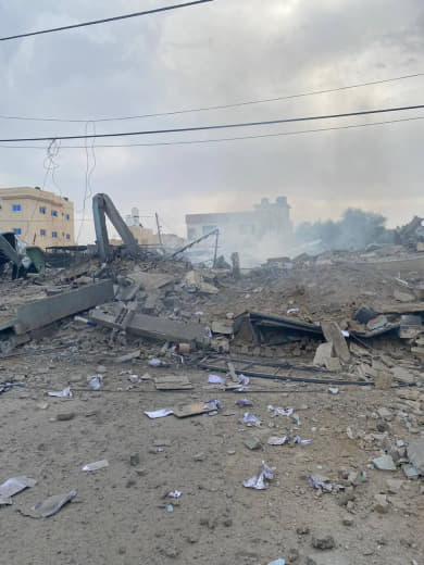Sharqiya Police Station in Khan Yunis
