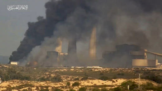 Ashkelon power station... was burned
