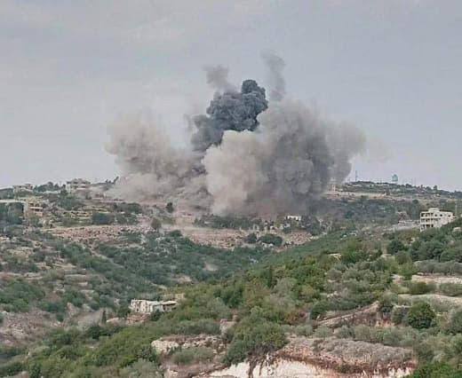 The borders of Lebanon now