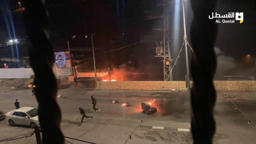 Victory and support for Gaza.. Confrontations broke out against the occupation forces in the Al-Salaa neighborhood in oc