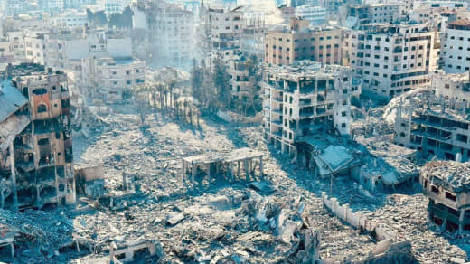 Photos | Footage documenting entire residential neighborhoods destroyed in Gaza after Israeli raids.