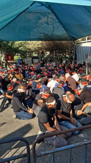 The occupation army arrests 50 workers from the Gaza Strip from the city of Lod
