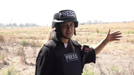 🇹🇷 A Turkish journalist in the Gaza Strip describes the occupation army 🇹🇷 🗯️ The famous Turkish newspaper Fulya Ozturk 