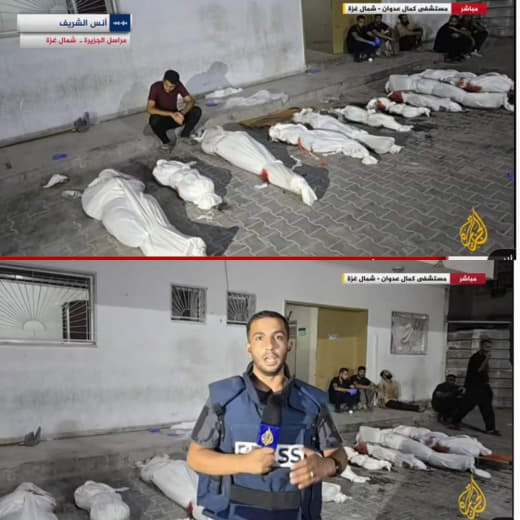 The picture speaks for itself But no one takes action as there are ongoing massacres of innocent people