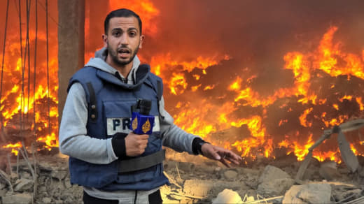 From the midst of fire and destruction...and despite the constant threat Certainty in God #I will broadcast Ceasefire ne