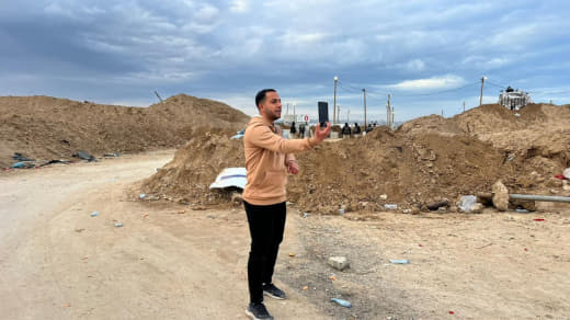 From the center of the Netzarim axis after the complete withdrawal of the occupation army
