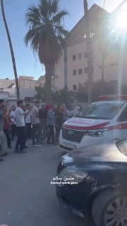 The moment the injured, mostly children and women, arrived at the Arab Baptist Hospital after a residential apartment in