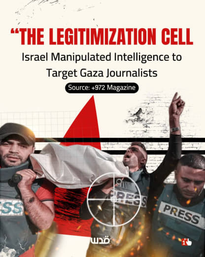 An investigative report from the Israeli +972 Magazine reveal that Israel ran a secret “Legitimization Cell” to manipula