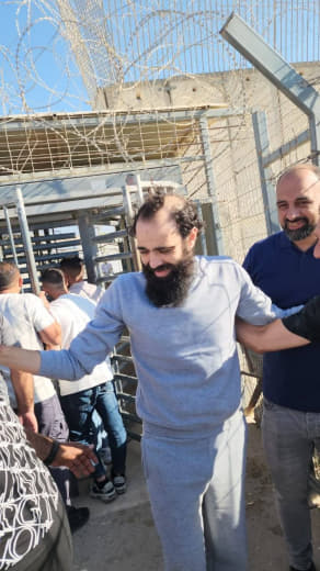 After two years in Israeli detention camps, Israeli occupation authorities release the Palestinian detainee Mohammed Haz