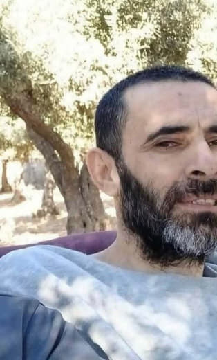 After two years in Israeli detention camps, Israeli occupation release Palestinian detainee Rami Basharat, from Tubas, o