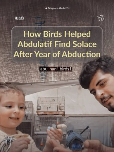 After 13 months in Israeli prison, released Palestinian detainee Abdul Latif Heles returned to his passion for raising b