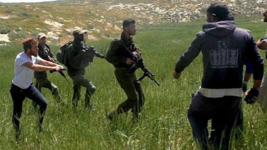 Canadian, Italian activists brutally beaten by Jewish settlers in West Bank village Non violent activists hope their pre