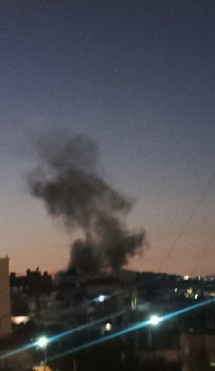 The Israeli army blows up a house in Jenin camp