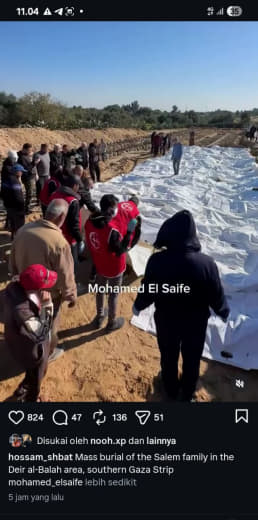 Mass burried of the Salem Family in Deir Al Balah Location of the footage : Deir Al Balah. Southern Gaza Strip Posted 19