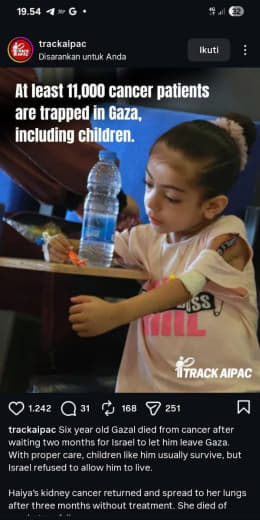 At least 11000 patients are trapped in Gaza Posted 12 Jan 26 Source : trackaipac