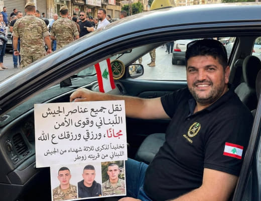 Waleed worked as a local taxi driver who used to offer free rides to Lebanese army soldiers and security forces. The Leb