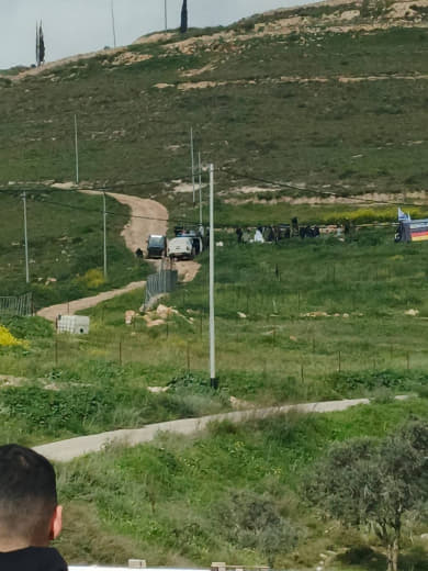 بؤرة استيطانية جديدة في بيت امرين . علماً أنها تبعد عن الاولى ما يقارب ٢ كيلو . وأقيمت في مناطق أ