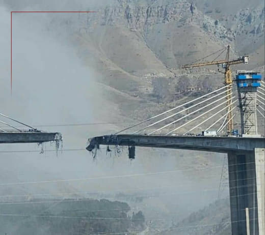رداً على تدمير الجسر في طهران، تهدد إيران بمهاجمة الجسور في الشرق الأوسط - بما في ذلك جسر أريك في شمال إسرائيل، والجسر ا