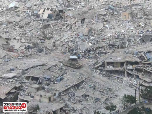 Images show massive destruction in the town of Bint Jbeil, southern Lebanon Israel is implementing the Gaza model in Leb