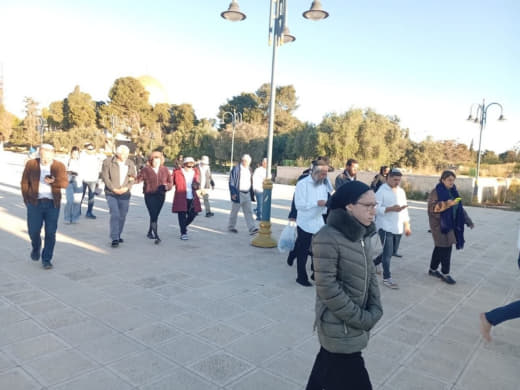 Aiming to ultimately take over the holy site, Israeli Jewish settlers break into the courtyards of the Al-Aqsa Mosque co