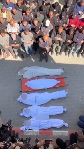 Overnight, 5 Palestinians were killed by Israel in Beit Lahia, Gaza, including 3 children. 2 of the 3 children were sibl