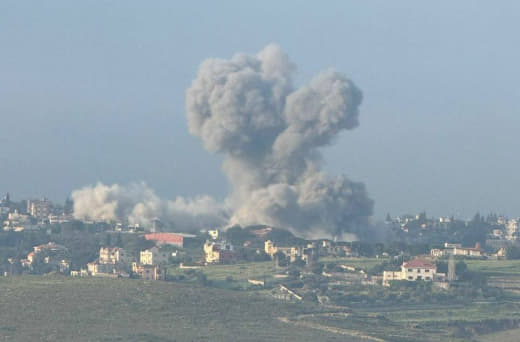 Zawtar was attacked as early as 7 a.m The town is being punished