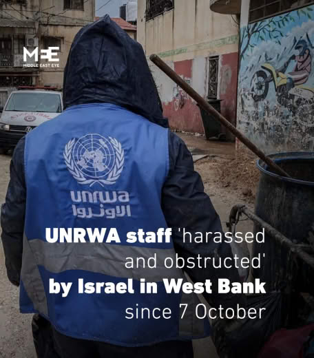 📰 Staff working at the UN agency for Palestinian refugees (Unrwa) in the occupied West Bank have been subject to sustain