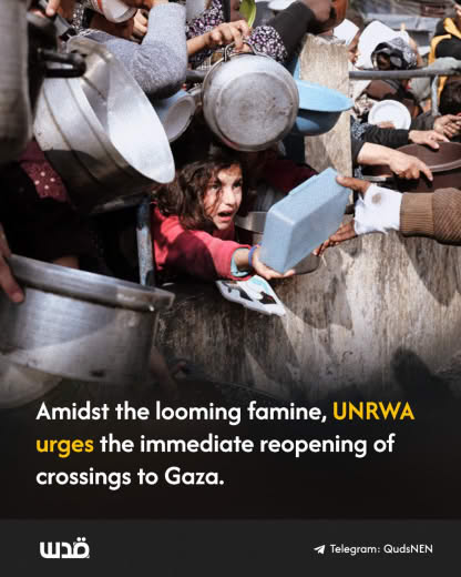 The UN agency for Palestinian refugees has warned the necessity for the reopening of crossings into Gaza, stating that t
