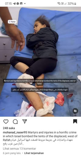 I've posted almost the same video before, but there is more info here West of Rafah Posted at 26 05 2024