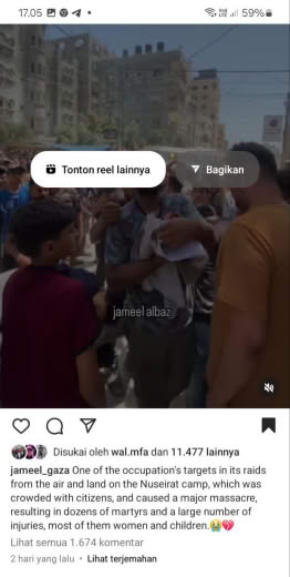Nuseirat Camp 08 06 2024