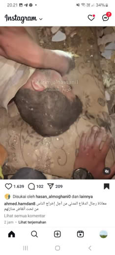 Posted at 2 hours ago. About 02.23 pm Gaza time