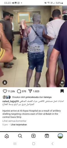 Posted about 5hours ago (about06.24 Gaza time)