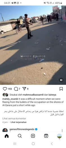 Posted at 4 hours ago About 08.00pm. Gaza time