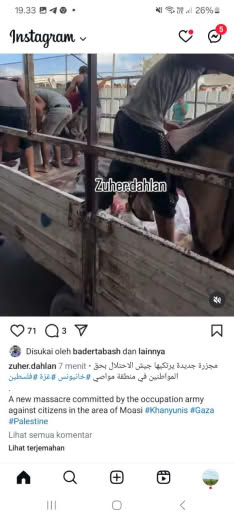 Happening! Posted at 03.26pm Gaza time