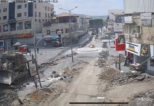 Cinema roundabout in Jenin