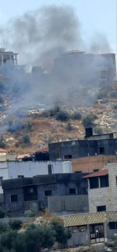 #Urgent : fetus Surrounding the besieged house in the town of Kfardan