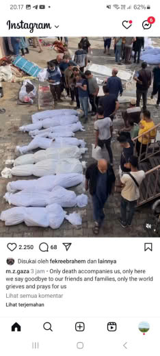 Posted at about 01.15pm Gaza time