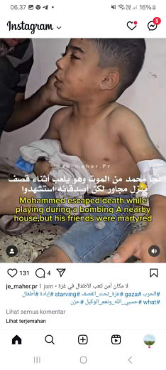 Posted at about 01.30am Gaza time