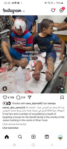 Posted at 06.36pm Gaza time