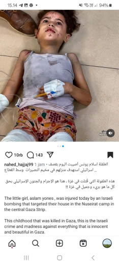Posted at about 11.15am Gaza time, 08 09 2024