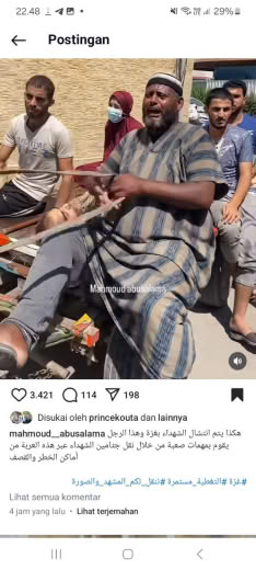 Posted at 4 hour ago, about 02.50pm Gaza time