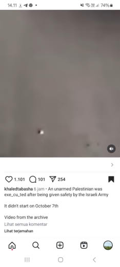 Posted at about 04.00am Gaza time 15 09 2024
