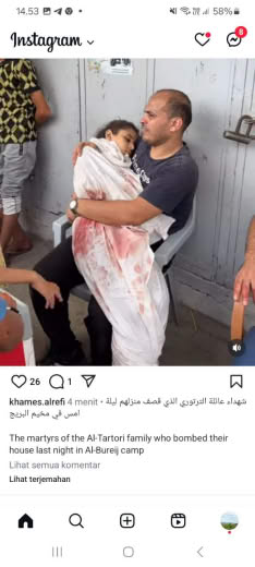 Happening Posted just 4 minutes ago, at 10.48am Gaza time, 17 09 2024