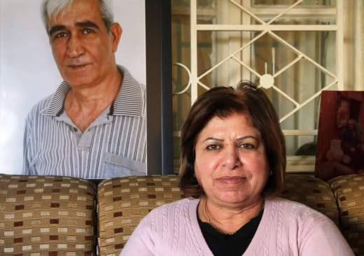 The occupation forces arrested, at dawn today, fellow activist Abla Saadat, wife of the imprisoned Secretary-General of 
